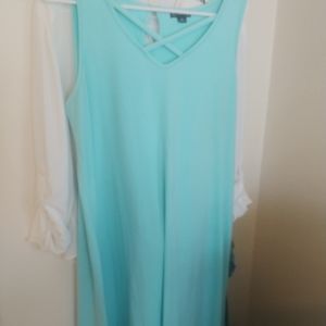 New direction teal dress